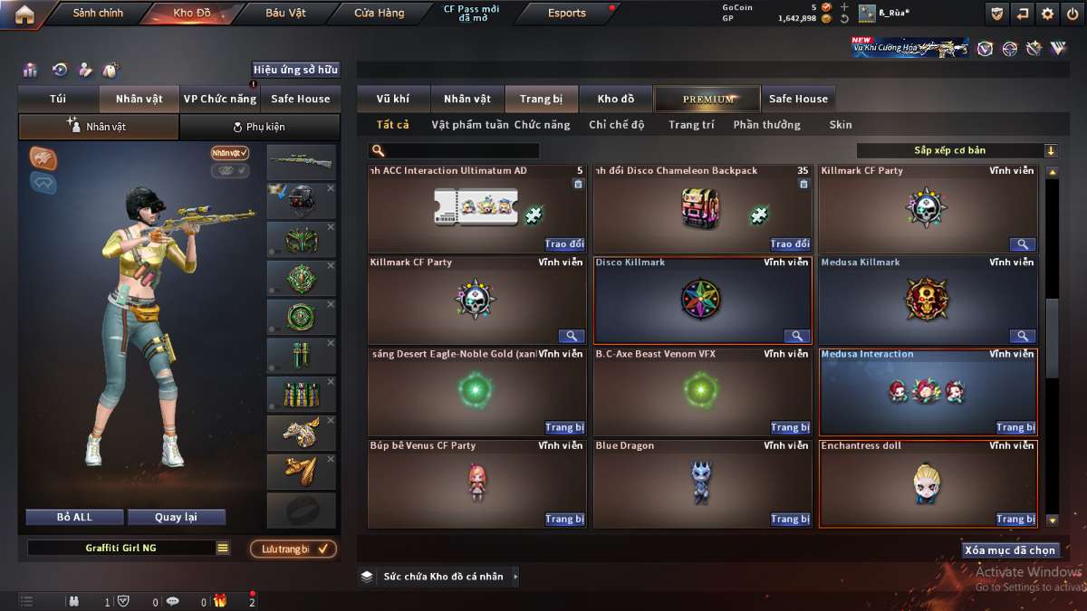 shop acc cf uy tin gia re